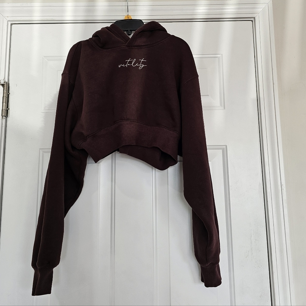 Balance Athletica Crop Hoodie Size Medium